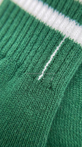 Chaussettes de sport rayées vertes respirantes en tricot pour femme FONILBEST pour l'automne et le quotidien - Product Image 3