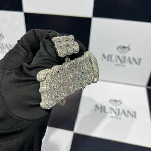 Colgante de Lujo para Hombre, Estilo Hip Hop, Chapado en Oro, Diamante de Corte Brillante, Certificado IGI, Forma de Letra, Amuleto para Fiestas - Product Image 3