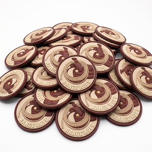 Fabricant Direct Patch en Caoutchouc 3D, Badge Rond en PVC Souple, Motifs Selle Western et Corde de Lasso, pour Sac à Dos, Veste, Casquette, Uniforme d'Extérieur - Product Image 1