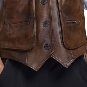 Gilet en cuir sur mesure pour homme 2026 – Hiver, haute qualité, respirant, matériau durable, couleurs et tailles personnalisables, service OEM, DESIGN - Product Image 5