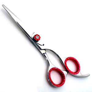 Ciseaux à cheveux en acier inoxydable de luxe KOUNAIN fabriqués à la main lames de rasoir vibrantes ciseaux et cisaillement - Product Image 1