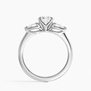 BOJ <b>Ring</b> 077 Round Cut 925 <b>Silver</b> Halo Prong Stone <b>Solitaire</b> Diamond <b>Ring</b> 2ct D Color VVS1 Moissanite GRA Certified Low Price - Product Image 3