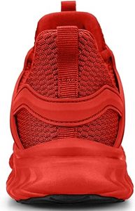 Zapatillas Deportivas Unisex Color Rojo, Lisas, con Cordones, Suela Suave, para Correr, Entrenamiento, con Suela de Cuero, Venta al Por Mayor - Product Image 4