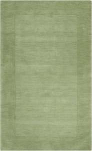 Tapis en laine vert doux moderne fait main, tissé sur mesure, lavable, adapté aux animaux domestiques, réversible, pour la maison, les pique-niques, le salon, la chambre, la décoration murale - Product Image 2