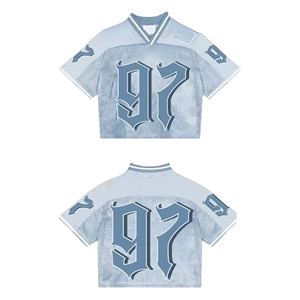 Wholesale 2026 New Arrival Customized American Football Jersey OEM ODM Hot Sales Quick Dry High Quality Regular Fit Short Adults - Product Image 5