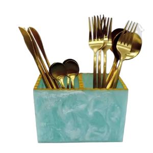 Soporte para cubiertos Soporte para cuchara para cocina Soporte de cocina de metal para espátulas Cucharas Pinzas Más - Product Image 5