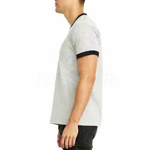 Camisetas de algodón de alta calidad hechas a medida con cuello redondo para hombre, etiqueta privada, camiseta personalizada para hombre, venta en línea - Product Image 4