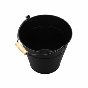 Impresionante Cubo de Metal Blanco con Asa, Estilo Rústico, Maceta para Interiores, Decoración del Hogar, Cubos Hechos a Mano para Exteriores - Product Image 4