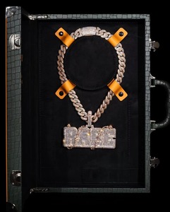Rose Gold Iced Out Chain <b>Pendant</b> With "DAMN" Letter Charms Moissanite Hip Hop Jewelry For Men Custom <b>Initial</b> Letter <b>Pendant</b> - Product Image 2