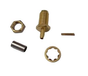 F BULKHEAD CON SOLDER POT CONECTOR TERMINALES AL POR MAYOR F BULKHEAD CON SOLDER PANAL CONNECTOR - Product Image 2