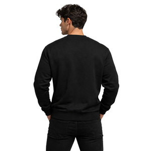 เสื้อสเวตเชิ้ตคอกลมสีดำสำหรับผู้ชาย ขายส่ง ลายกราฟิกประดับเพชร “God Be The Glory” ทรงหลวม ผ้าคอตตอนผสม - Product Image 4