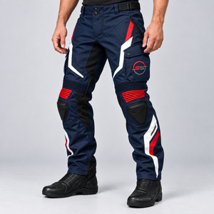 Pantalon de moto de haute qualité avec tissu résistant, coupe confortable, design protecteur, construction respirante pour la conduite à moto - Product Image 4