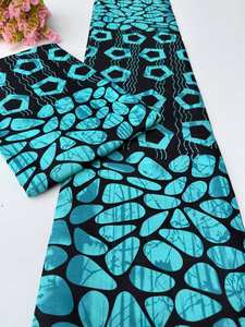 Tissu en coton imprimé Ankara africain élégant pour la couture, les loisirs créatifs et la mode par Hitjem Export Island Supplier - Product Image 4