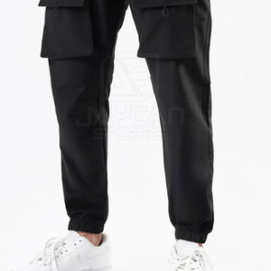 Pantalon de survêtement décontracté pour homme, tissu doux et confortable, cordon de serrage réglable, coupe ajustée, idéal pour un look moderne au quotidien. - Product Image 5
