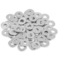 Premium Stainless Steel Washers Flat Metallic Polished Industrial Fasteners Durable Hardware Standard Size Export ISI Certified