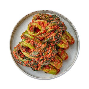 Kimchi Palgong [Palgongsan] aux feuilles de moutarde, Kimchi traditionnel coréen Gat, accompagnement végétalien fermenté épicé - Product Image 1