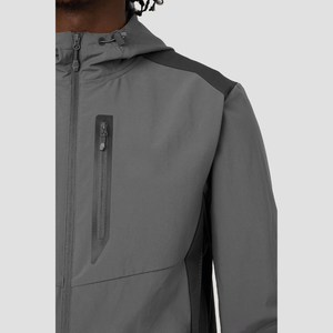 Survêtement sportif personnalisé avec logo, empiècements, fermeture éclair robuste de haute qualité, tissu respirant en polyester et élasthanne, idéal pour l'OEM - Product Image 5