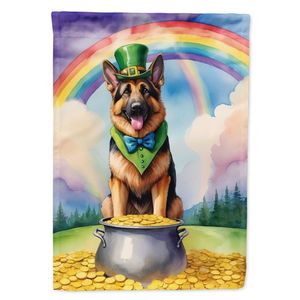 St Patrick's <b>Day</b> German Shepherd <b>Garden</b> Flag for Mailbox Patio Decor Multicolor Yard Banner Artwork for Flower <b>Beds</b> <b>Garden</b> Size - Product Image 1