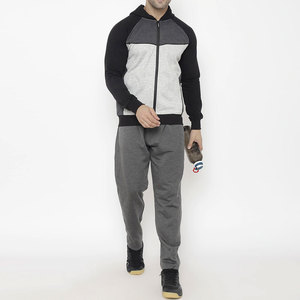 Chándal con Capucha para Hombre, Diseño Color Block, Cierre de Cremallera, Bolsillos Laterales, Estilo Casual, Transpirable, Corte Regular, para Otoño - Product Image 3