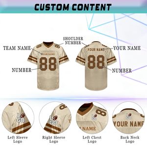 Best Quality Stitched Designer Breathable Quick Dry 100% Polyester American Football Jersey New Arrival <b>Light</b> Weight Comfortable - Product Image 3