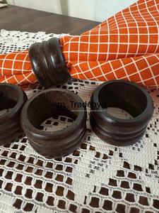 Anillo para Servilletas de Madera Clásico Hecho a Mano, Ecológico y Duradero, Accesorio Decorativo Premium para Mesa de Comedor y Bodas por Tradebyd - Product Image 2