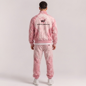 Conjunto deportivo ligero para hombre, estilo desgastado por el sol, con movimiento flexible, chaqueta cómoda y pantalones deportivos para uso durante todo el día. - Product Image 2