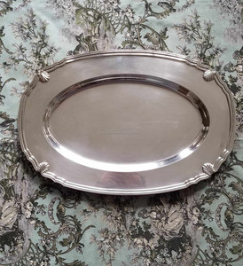 Plato cargador de metal hecho a mano, vajilla de cocina más vendida, plato para servir comida, Decoración de mesa portátil, plato de exhibición de comida - Product Image 5