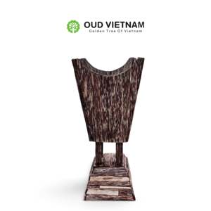 Brûleur de Bakhoor en Bois d'Agar Vietnamien Fait Main - Décoration d'Aromathérapie en Bois Naturel - Product Image 6