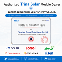 Panneau solaire monocristallin Trina Solar fiable de 635 W à haute bifacialité pour les fermes solaires industrielles