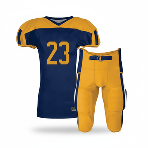 New Design 2026 Professional Custom American Football Uniform Sets High Quality Anti Bacterial 100% Polyester Unisex Uniform - Product Image 1