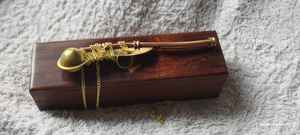Sifflet de marin en laiton antique poli |   Objet de collection de signalisation nautique marine - Product Image 2