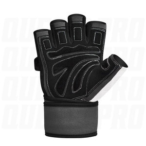 Half Finger Breathable Fitness Gloves Adjustable Wrist Strap Polyester Gym Weight Lifting Cycling Gloves Unisex Custom Logo OEM - Product Image 2