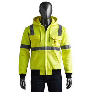 Chaqueta de Trabajo de Seguridad Impermeable de Alta Visibilidad para Hombre, Abrigo Protector Reflectante para Uso Industrial - Product Image 2