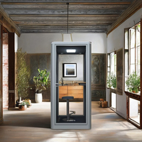 Cabines de bureau insonorisées multifonctionnelles UNIBOOTH durables, design moderne, mobiles, pour réunions, maison, hôtel, centre commercial, salon, bureau