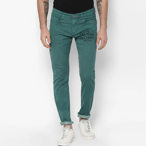 Pantalones Vaqueros de Hombre de Color Sólido de la Mejor Calidad, Pantalones Vaqueros de Hombre en Oferta, Pantalones Vaqueros de Hombre Hechos en Pakistán - Product Image 1