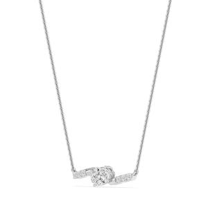 Colgante de diamante ovalado creado en laboratorio de 0.63 CTW engastado en oro amarillo de 9 quilates, joyería brillante para mujer para aniversario de compromiso - Product Image 2