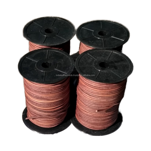 Premium Coated Round <b>Leather</b> Shoe Cords for Jewellery Cord Use Reliance <b>Leather</b> Products India - Product Image 1