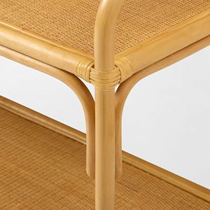 Premium Handmade Rattan Shelf for Kids Room Decor Natural Design Wall Shelf Made in Vietnam With shelf tall shape - Product Image 2