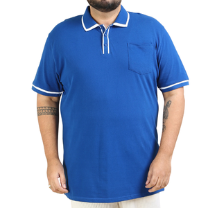 Camiseta de Hombre Talla Grande, Lisa, de Spandex/Algodón, Casual, Manga Corta, Transpirable, Ecológica, Tejida, Verano, Cómoda, con Logotipo Personalizado - Product Image 1