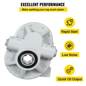 Pompa Idraulica 21.2GPM con 12 Porte di Uscita SAE, Motore Idraulico 540RPM per Spaccalegna 2250PSI, Pompa Idraulica per Spaccalegna 2250PSI - Product Image 6