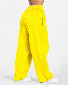 Conjunto Casual de Dos Piezas para Mujer OEM: Chaqueta Relajada con Cremallera y Contraste, y Pantalones de Pierna Ancha - Ropa al por Mayor - Product Image 6