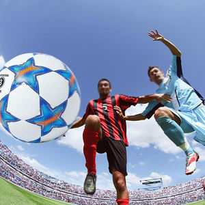 Balón de Fútbol de Alta Calidad, Talla 3, con Logotipo Personalizado, Material de Cuero PU PVC, Venta al Por Mayor, para Entrenamiento y Juego, Estilo Pakistaní - Product Image 6