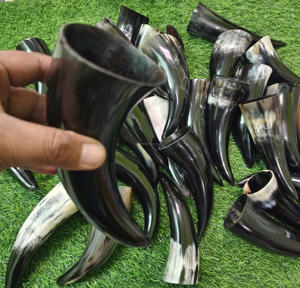 Cuerno para Beber OX Pequeño de la Mejor Calidad 100%, Utensilio Medieval para Beber, Regalo de Herencia, Cuerno Blanco Corto Pulido a Precio de Mayoreo - Product Image 6