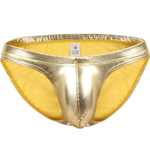 OEM 2026 <b>Men's</b> Plus Size Sexy Knitted Cotton Thongs with U <b>Pouch</b> Mid-Rise Underwear Factory Direct - Product Image 5
