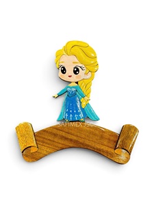 Letrero de puerta con temática de dibujos animados, placa de madera con nombre para niños, artesanía, decoración para colgar en la puerta, letrero con nombre para niños, artesanía en madera con incrustaciones para recuerdo - Product Image 1