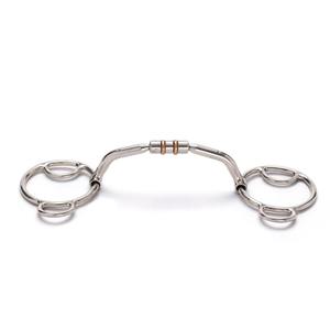 Bocado para caballo de uso rudo tipo Western Curb, diseñado para control avanzado con riendas y condiciones de equitación en exteriores exigentes. - Product Image 1