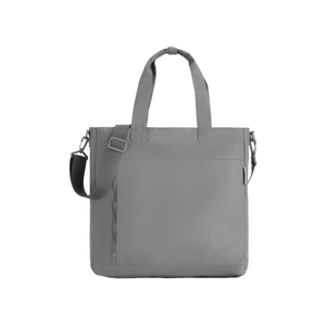 Sacs fourre-tout pour femmes en polyester de taille personnalisée avec fermeture éclair en plastique pour shopping poignée en coton - Product Image 2