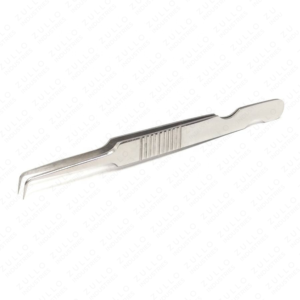 Custom Logo Stainless Steel Volume Eyelash Tweezers Precision Grip Silver Lash Extension Tweezers Professional <b>Tool</b> - Product Image 5