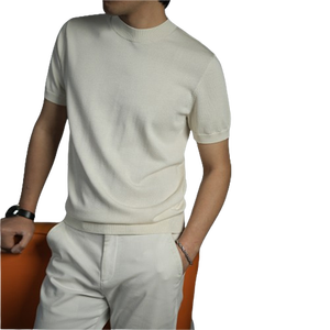 เสื้อยืดผู้ชายใส่ง่าย เนื้อผ้านุ่ม ระบายอากาศดี แขนสั้น คอกลม สวมใส่สบาย เหมาะสำหรับพักผ่อนและกิจกรรมกลางแจ้ง - Product Image 2