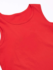 Débardeurs en coton blanc uni pour hommes, sans manches, pour l'été, sous-vêtements, vêtements de sport, en gros, à prix réduit, neufs - Product Image 2